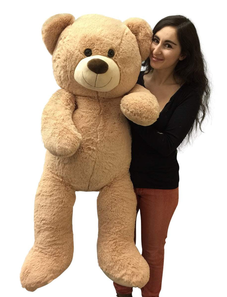 Beige Tan 48 inch Plush Teddy Bear Stuffed Animal C17552
