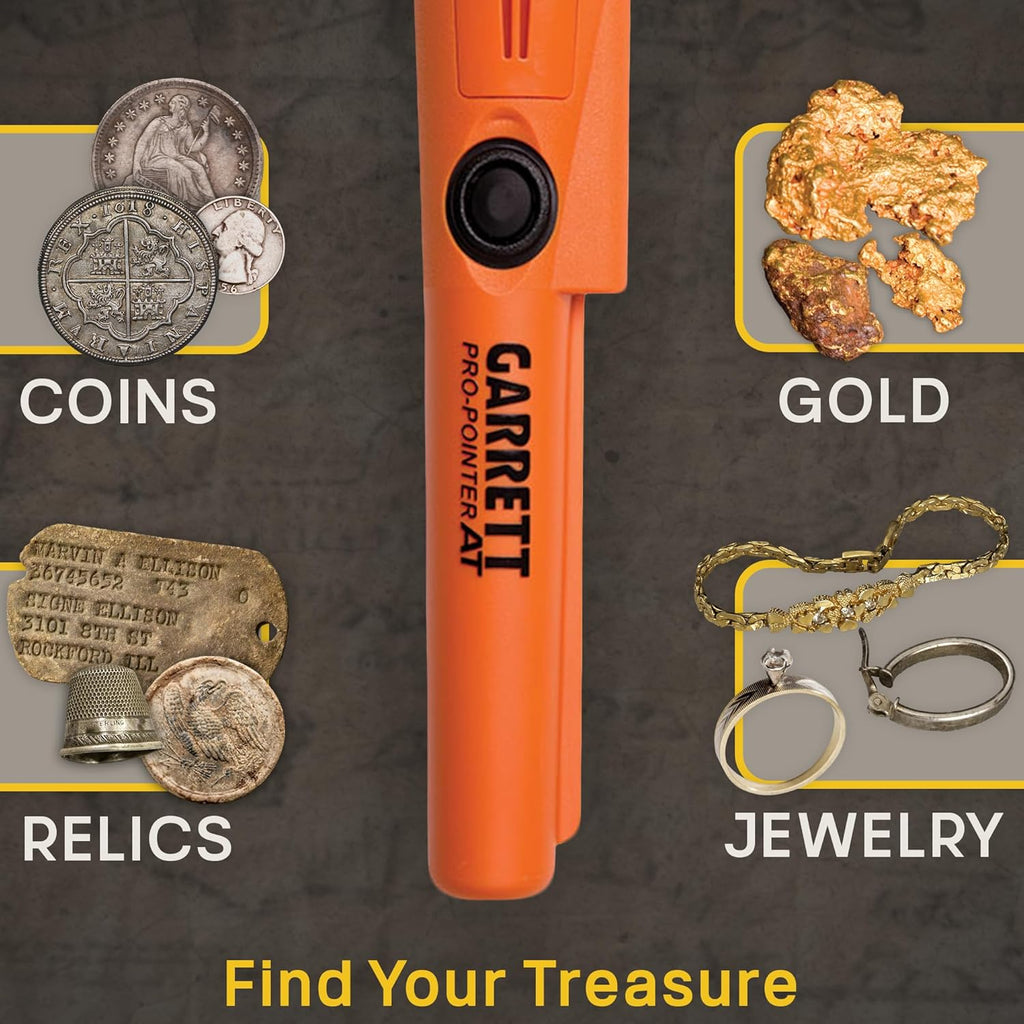 Waterproof Metal Detector with Camo Pouch N8049