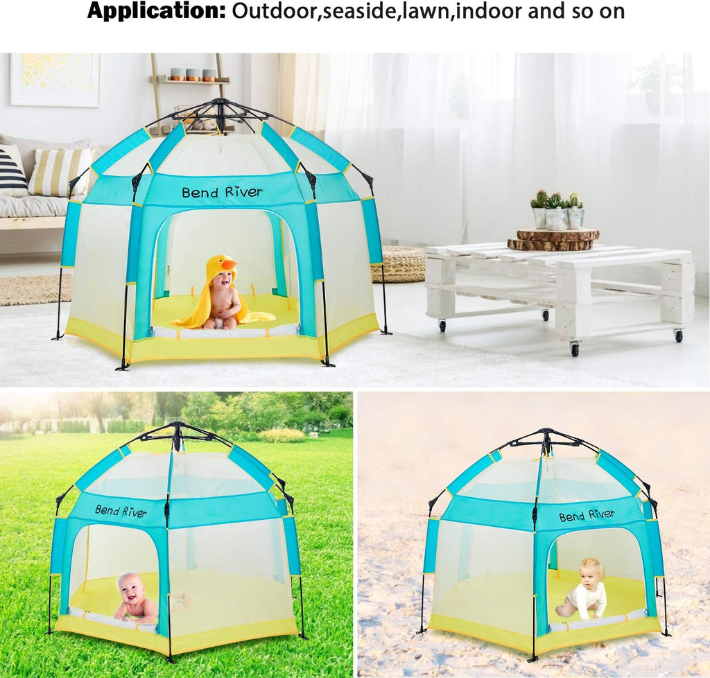 Portable Baby Beach Tent with Canopy N182272