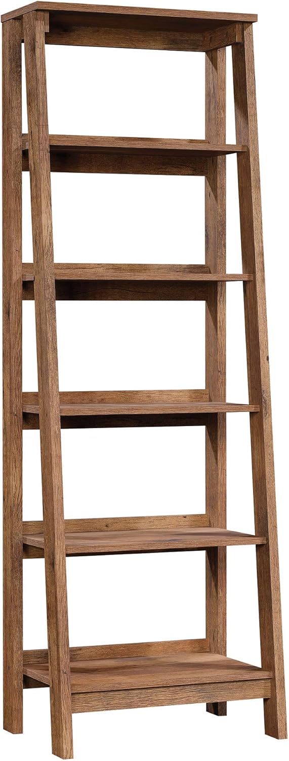 Vintage Oak 5-Shelf Bookcase K8483
