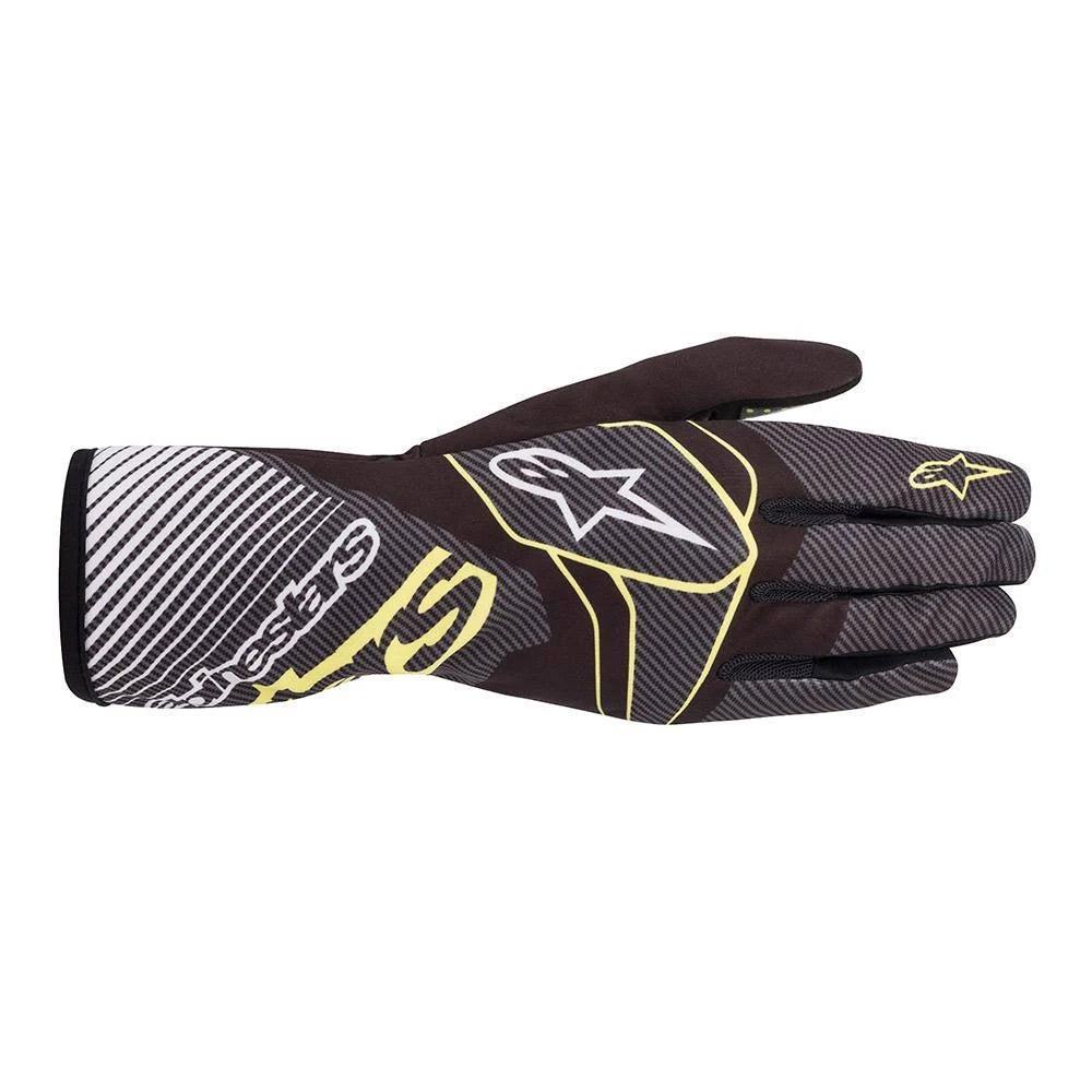 Carbon Gloves Black/Green Lime F6649