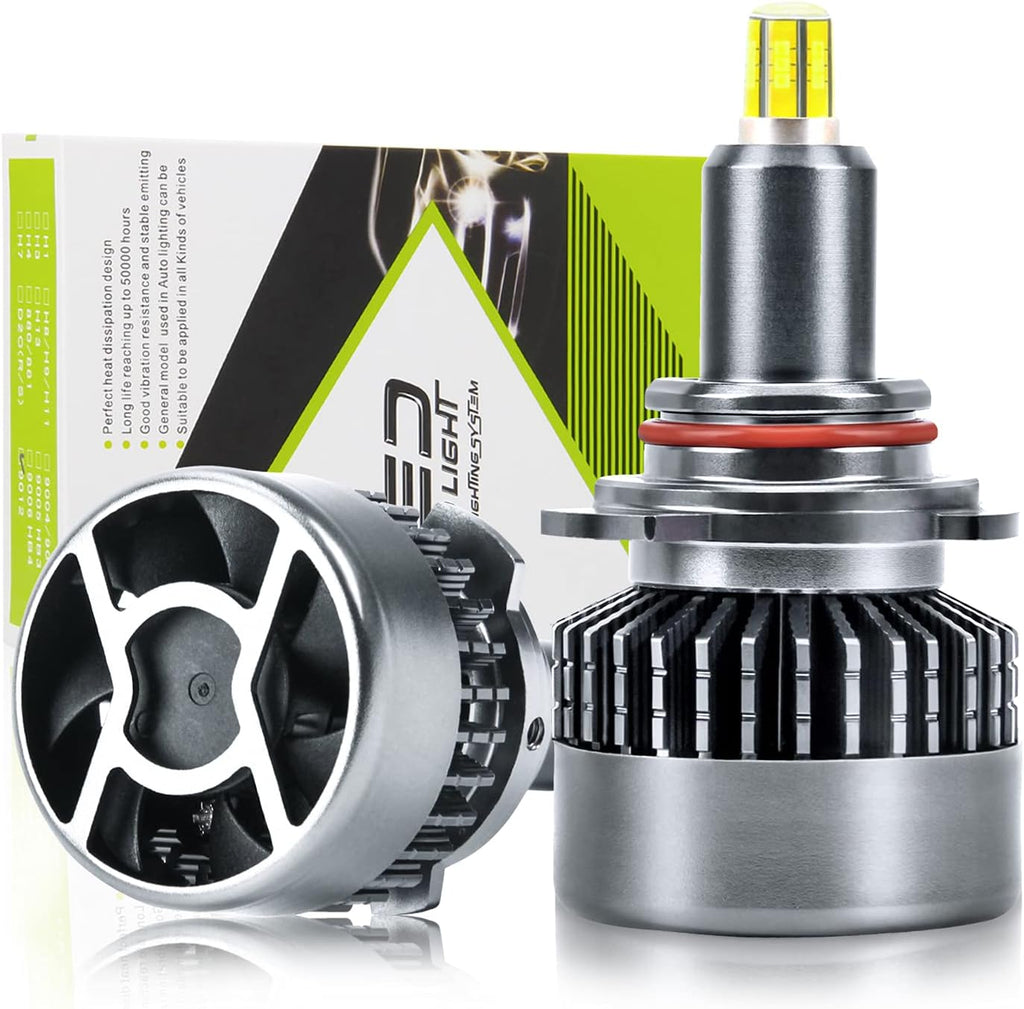 Pack of 2 6500k Cool White LED Headlight Bulbs I409802