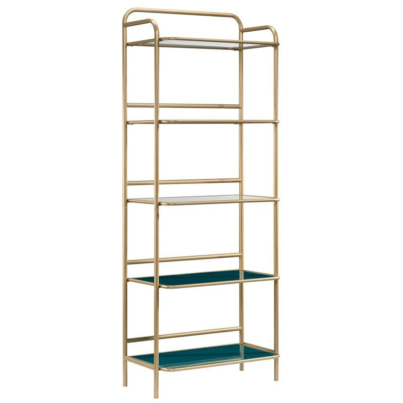 5-Shelf Bookcase in Satin Gold B54750