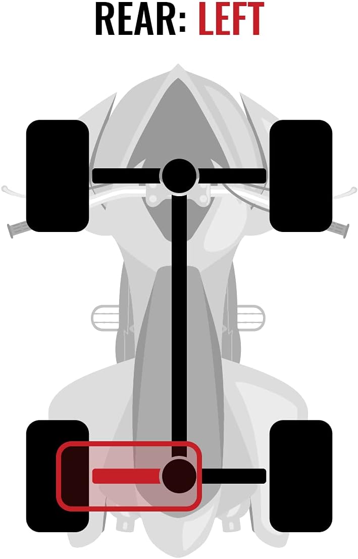 Rear Left Axles Pack of 2 S488
