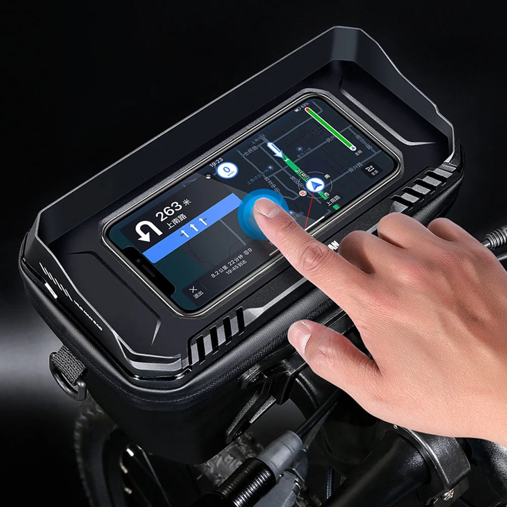 3L Waterproof Bike Handlebar Bag with Touchscreen C333879
