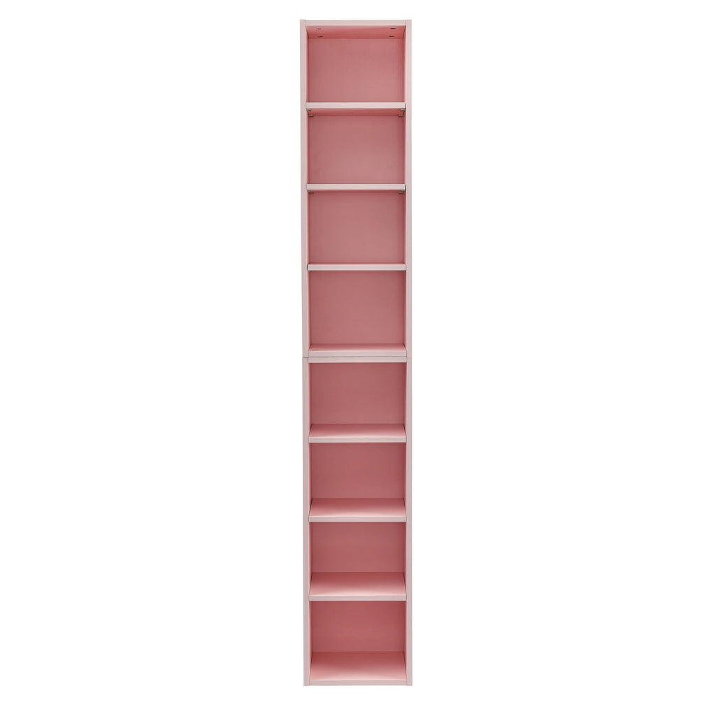 8-Tier Media Tower Rack with Adjustable Shelves S5159