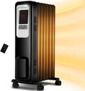 1500W Oil Filled Radiator Heater with Digital Thermostat J48006