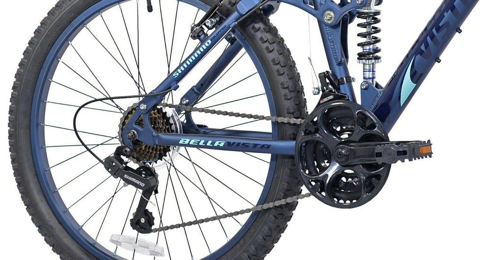 Blue Full Suspension Mountain Bike P46032