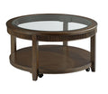 Warm Espresso Round Cocktail Table V489