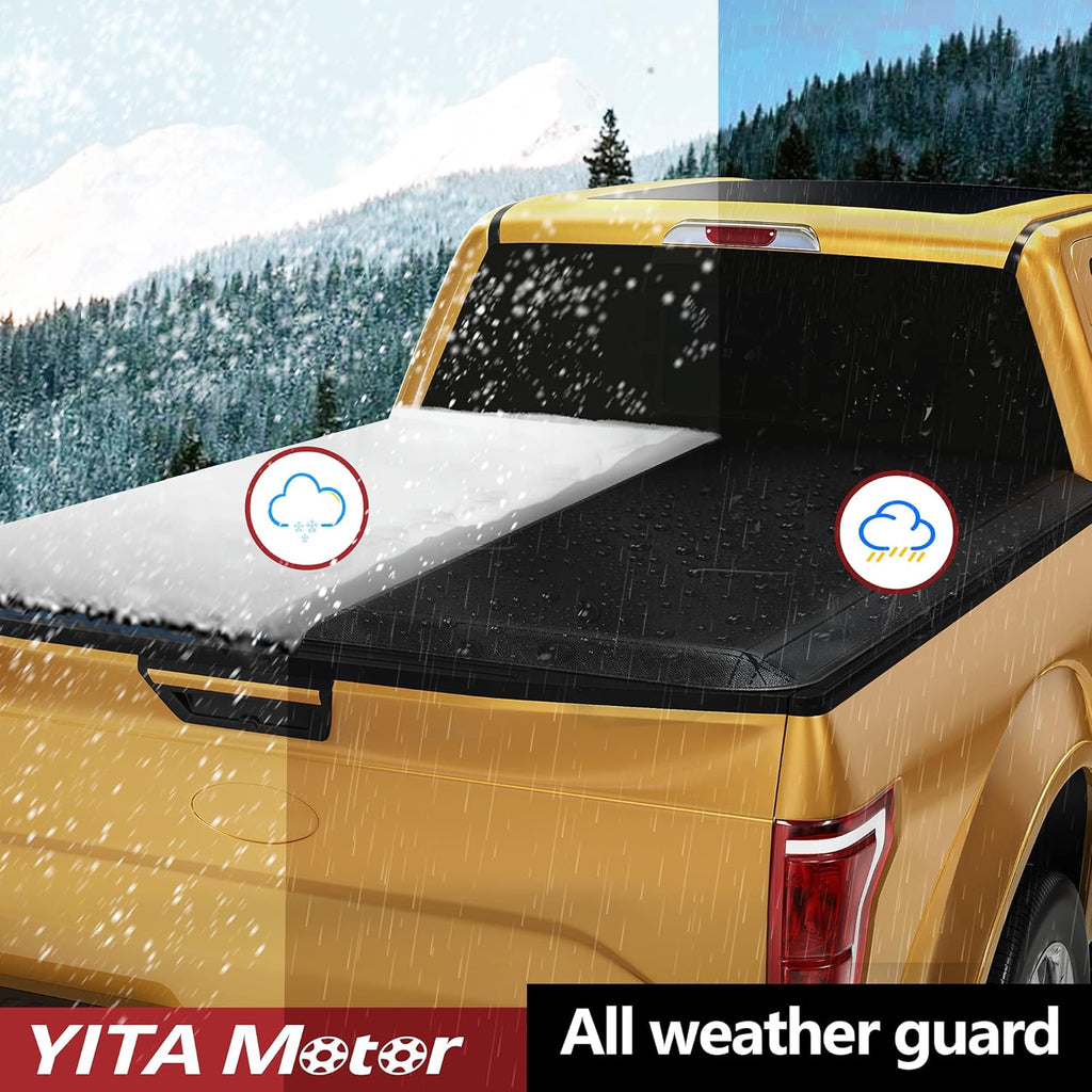 Soft Tri-fold Truck Bed Tonneau Cover for 6.5 ft Bed J29029