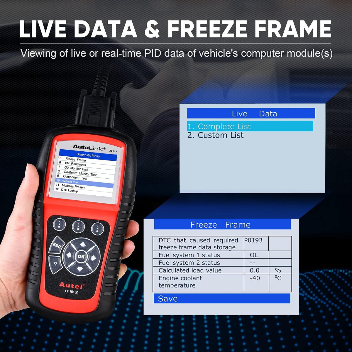 OBD2 Scanner D883