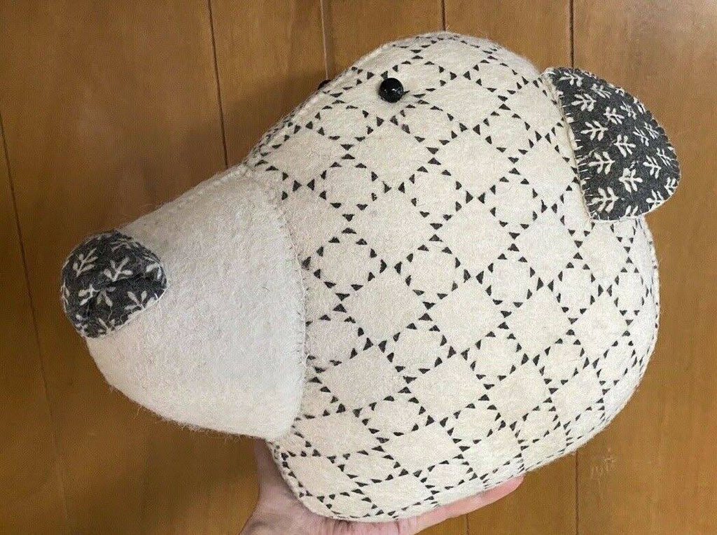 Large Handmade Organic Camelid Llama Head Wall Decor S6398
