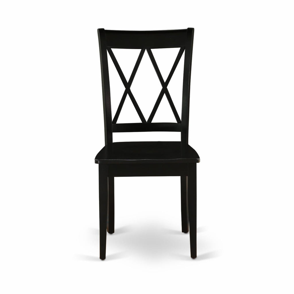 Black Wood Dining Chairs (Set of 2) K439