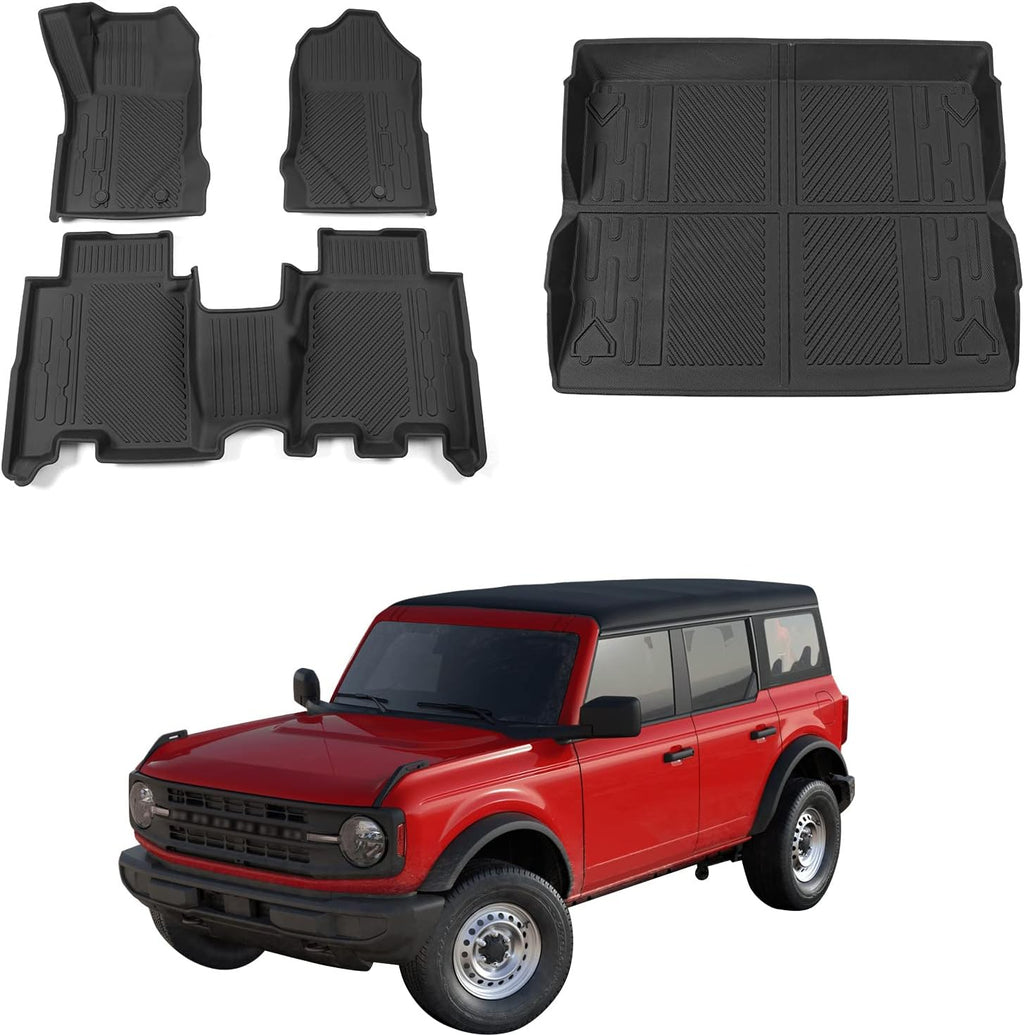 All-Weather TPE Cargo Liners for 4 Doors, Pack of 2 N8974