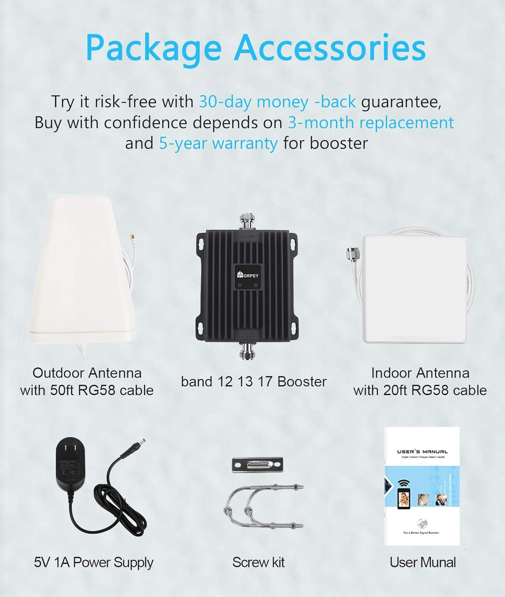 Cell Phone Signal Booster for Home up to 5500 sqft X391