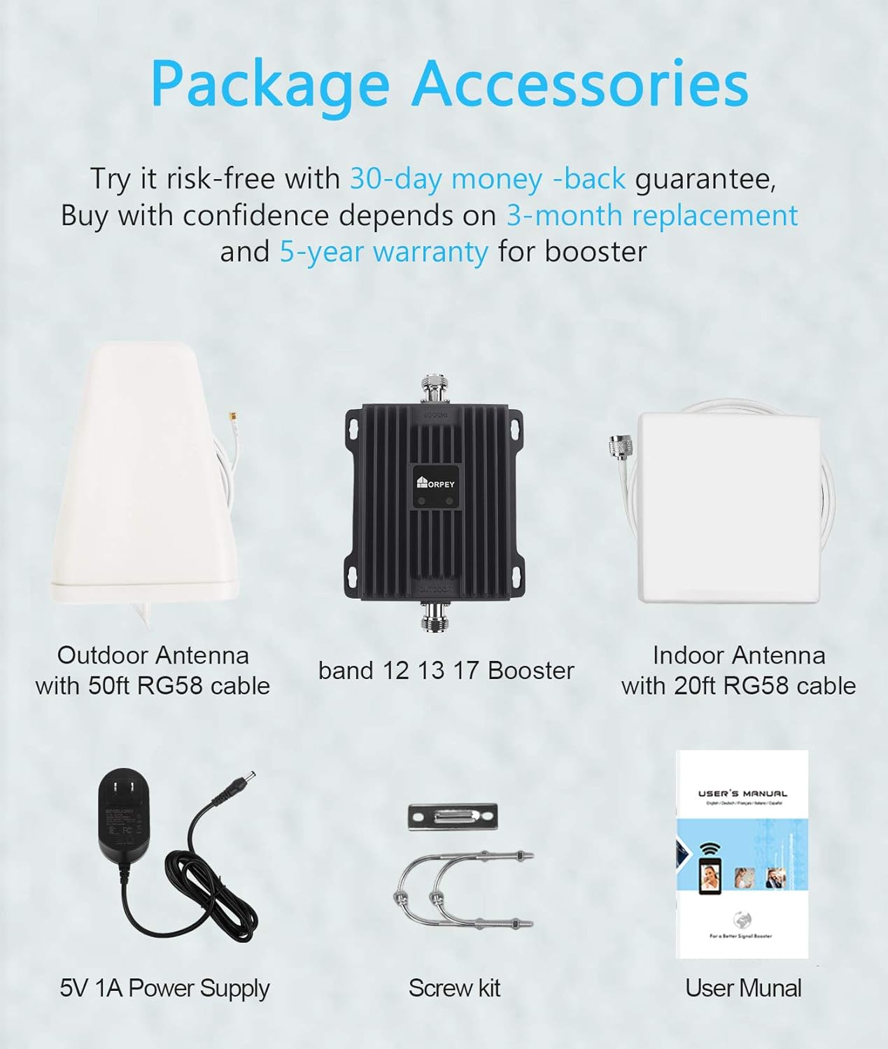 Cell Phone Signal Booster for Home up to 5500 sqft X391