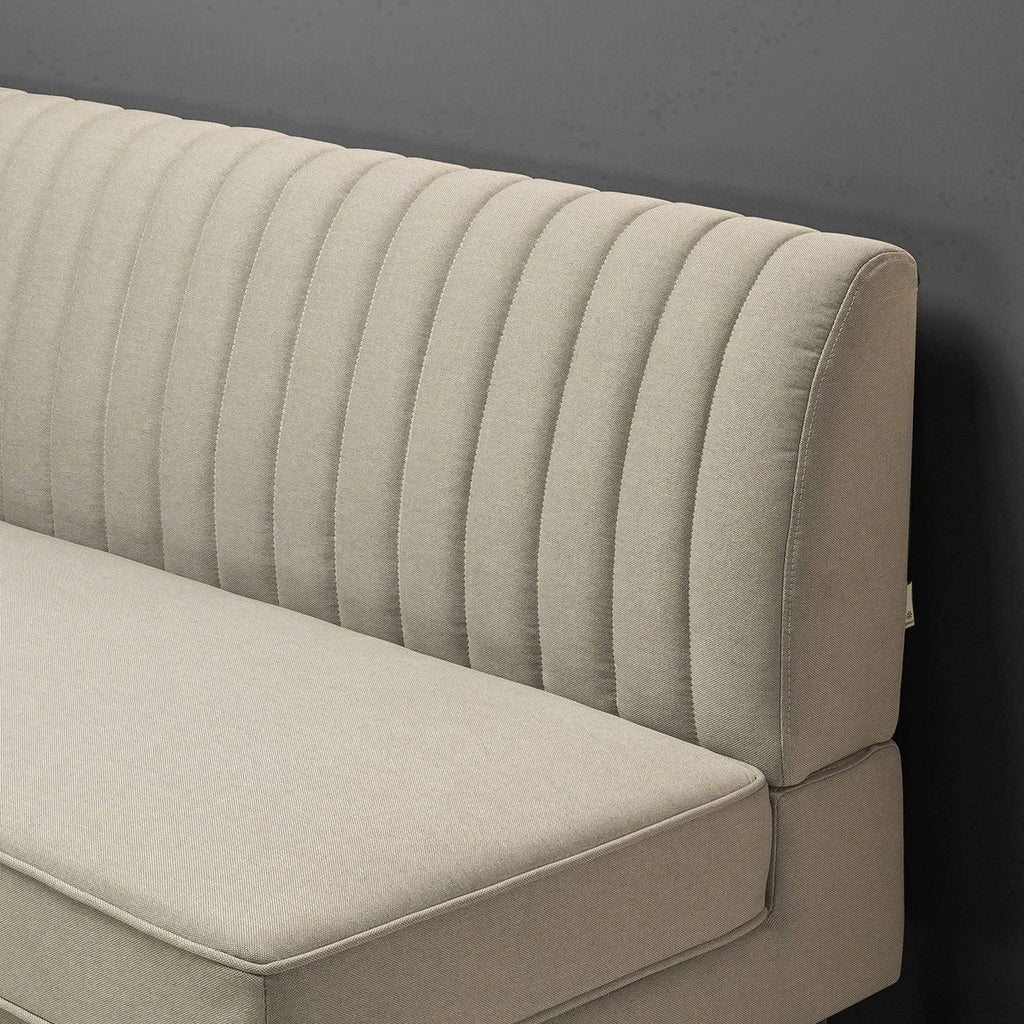 Beige Armless Loveseat I77764