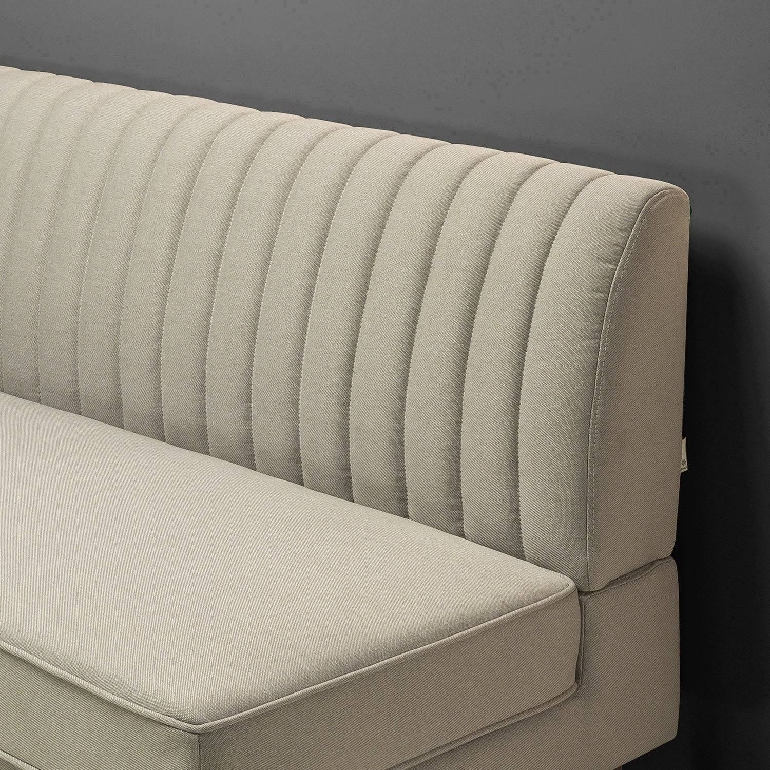 Beige Armless Loveseat I77764