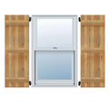 Rough Sawn Wood Board-n-Batten Shutters M814