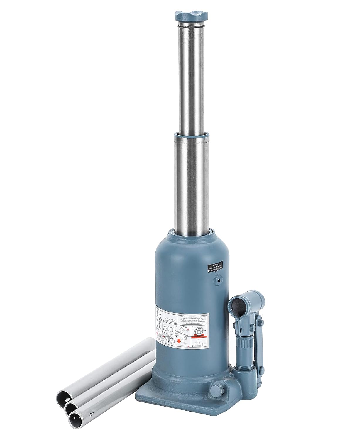 5 Ton Double Ram Hydraulic Bottle Jack H3127