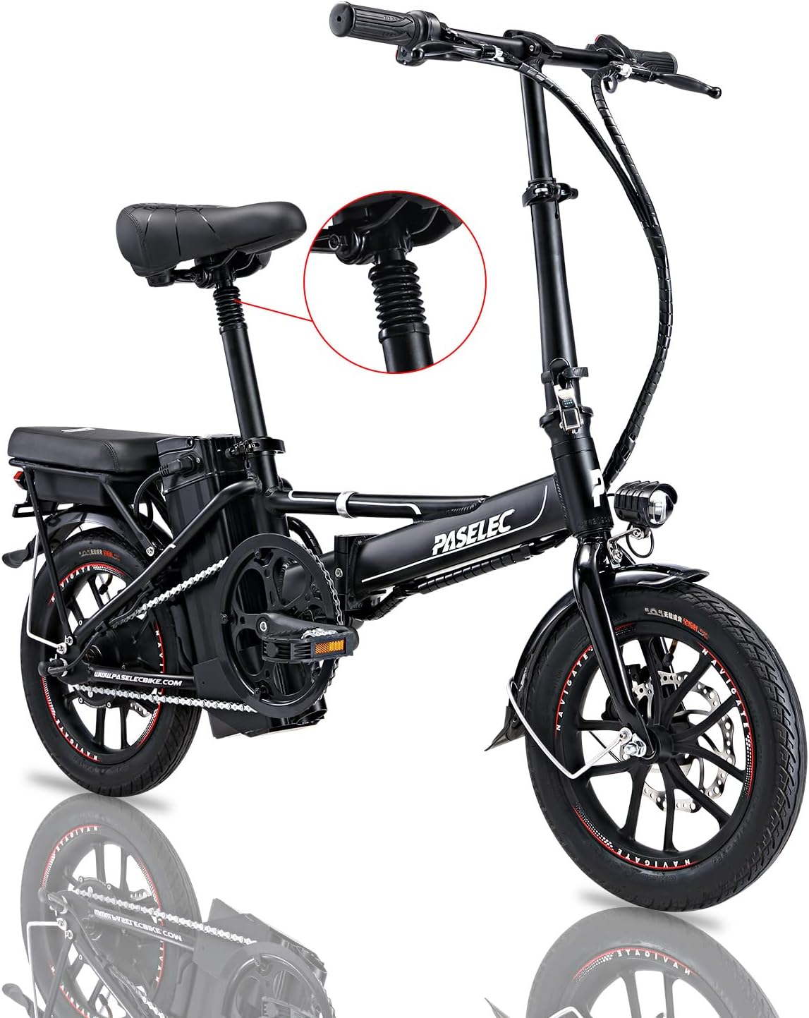 14Inch Folding Electric Bicycle, 48V 350W Motor, 13Ah Battery H539