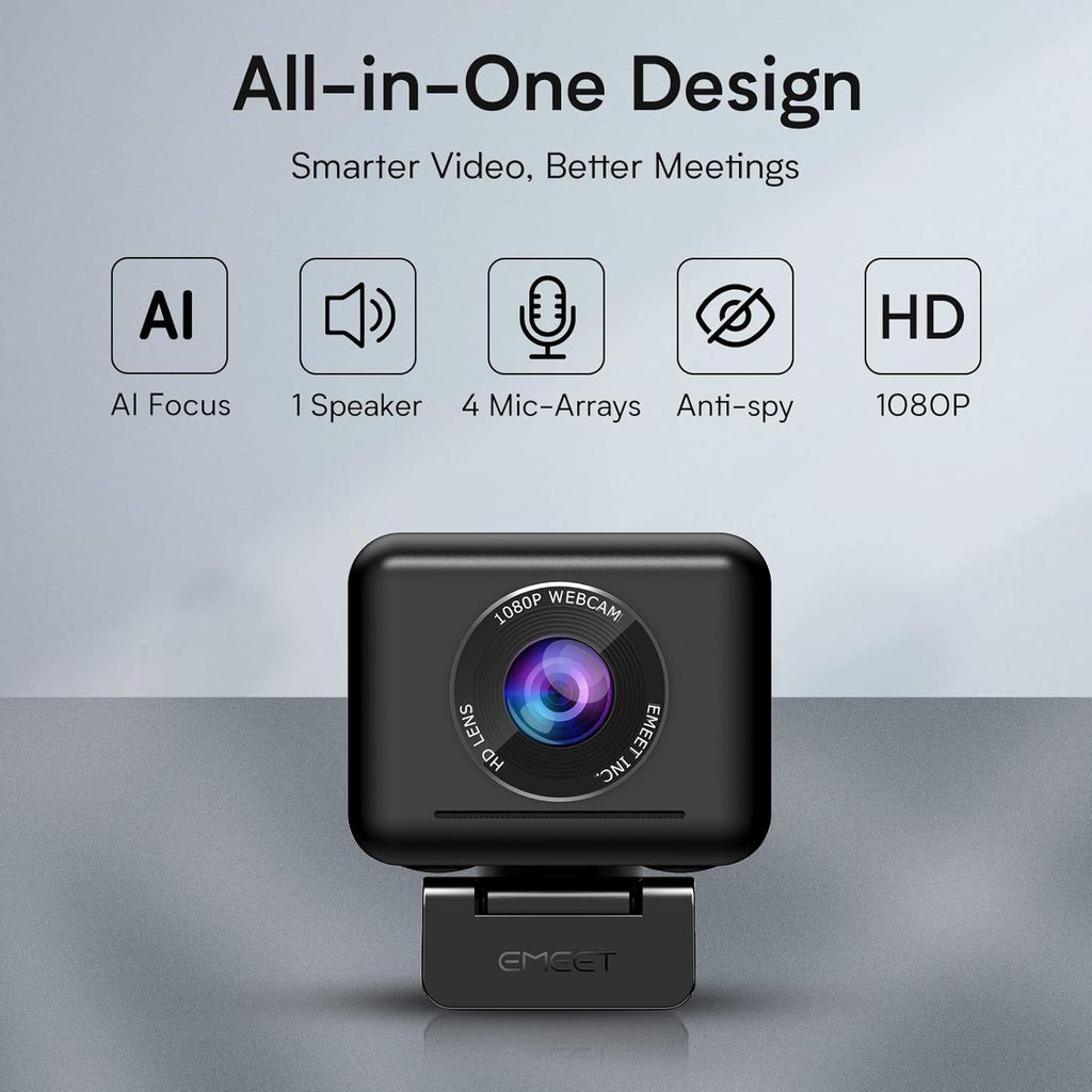 1080P Webcam with Speaker and Mics N23587