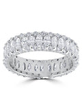 Marquise Diamond Eternity Ring 14K White Gold D561