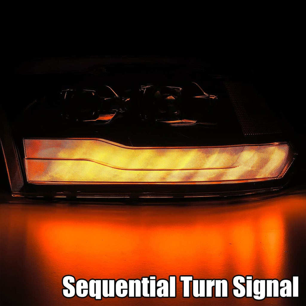 Black Dual Projector Headlights I6036