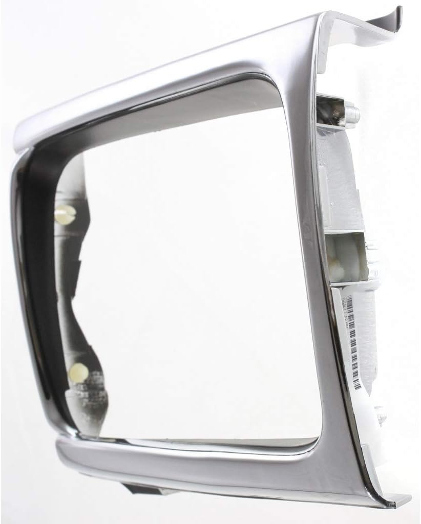 Chrome/Black Headlight Door Pair for Toyota Pickup 1992-1995 X311374