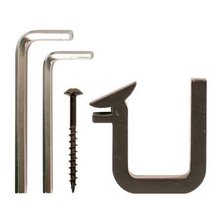 107 in. Un-Finished Maple Library Ladder Kit with 8 ft. Rail A740173