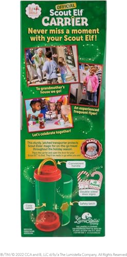 Christmas Tradition Box Set with Elf (Blue Eyed Boy), Story Book and Scout Carrier V6500