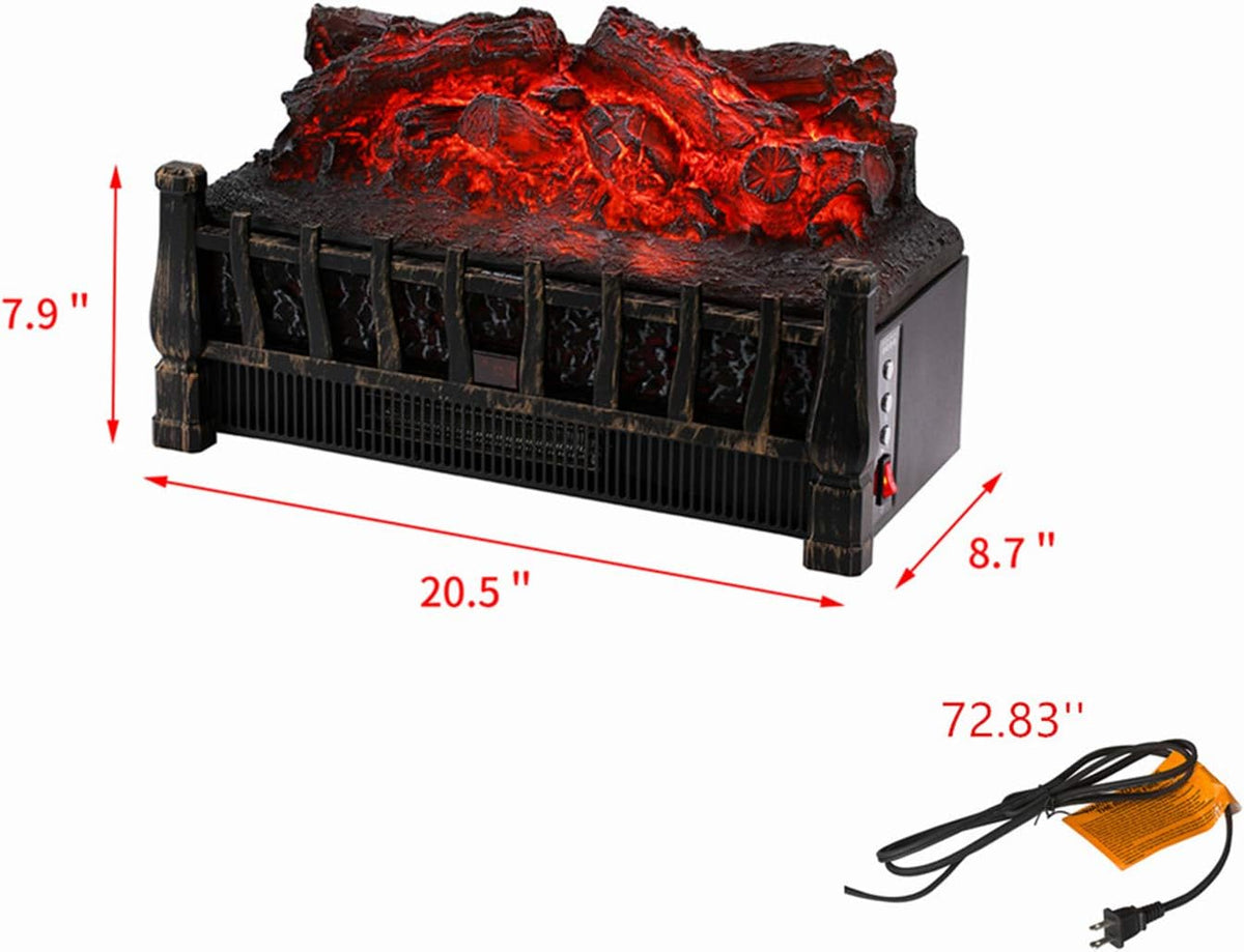 Electric Fireplace Stove Mica Heater 1500W E405587