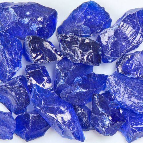 Dark Blue Terrazzo Glass - 10 lbs W6504
