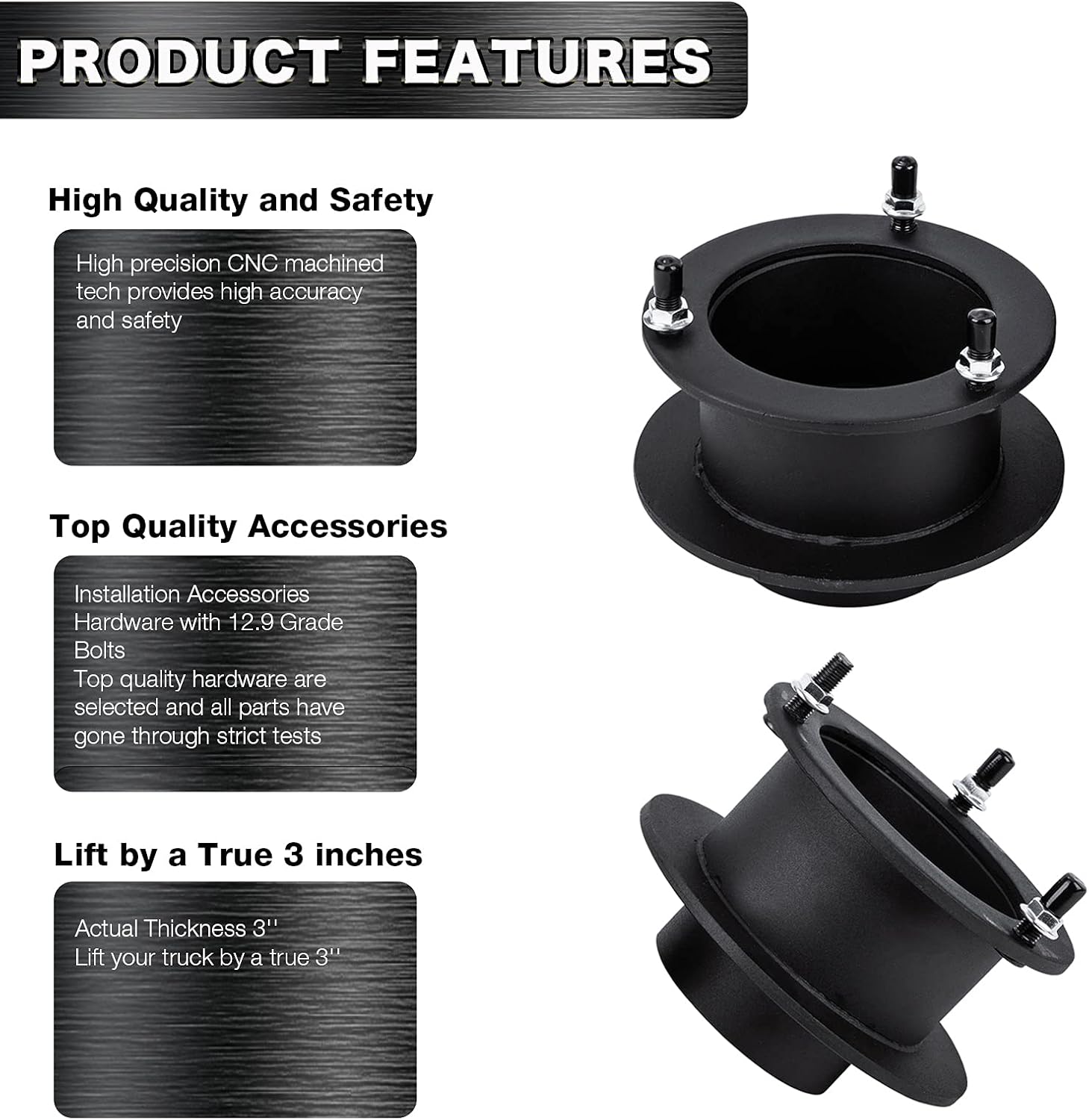 2.5 Front Leveling Lift Kits for 4WD Dodge Ram Trucks T9557