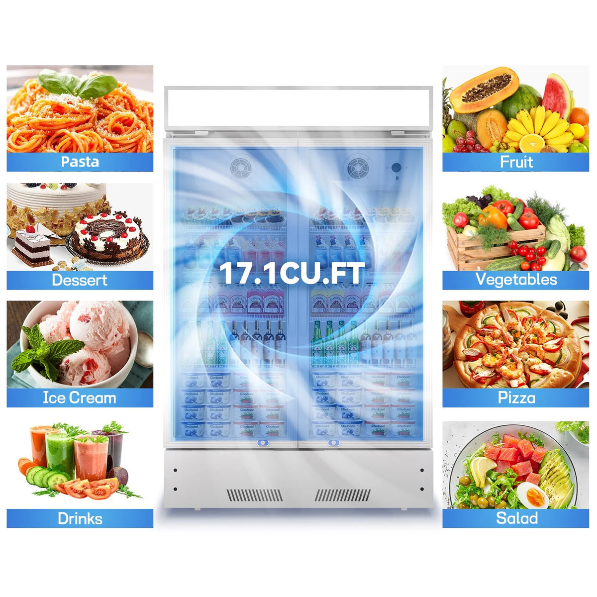 17.1 Cu.Ft Merchandising Refrigerator with Light Box L63294