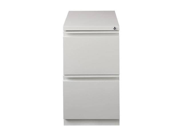 Light Gray 2-Drawer Metal Mobile File Cabinet B2747