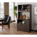 Dark Walnut Buffet Hutch T362