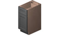 Grey High-Density Fiberboard Base Cabinet with 1 Door, 1 Drawer, 1 Shelf C52164