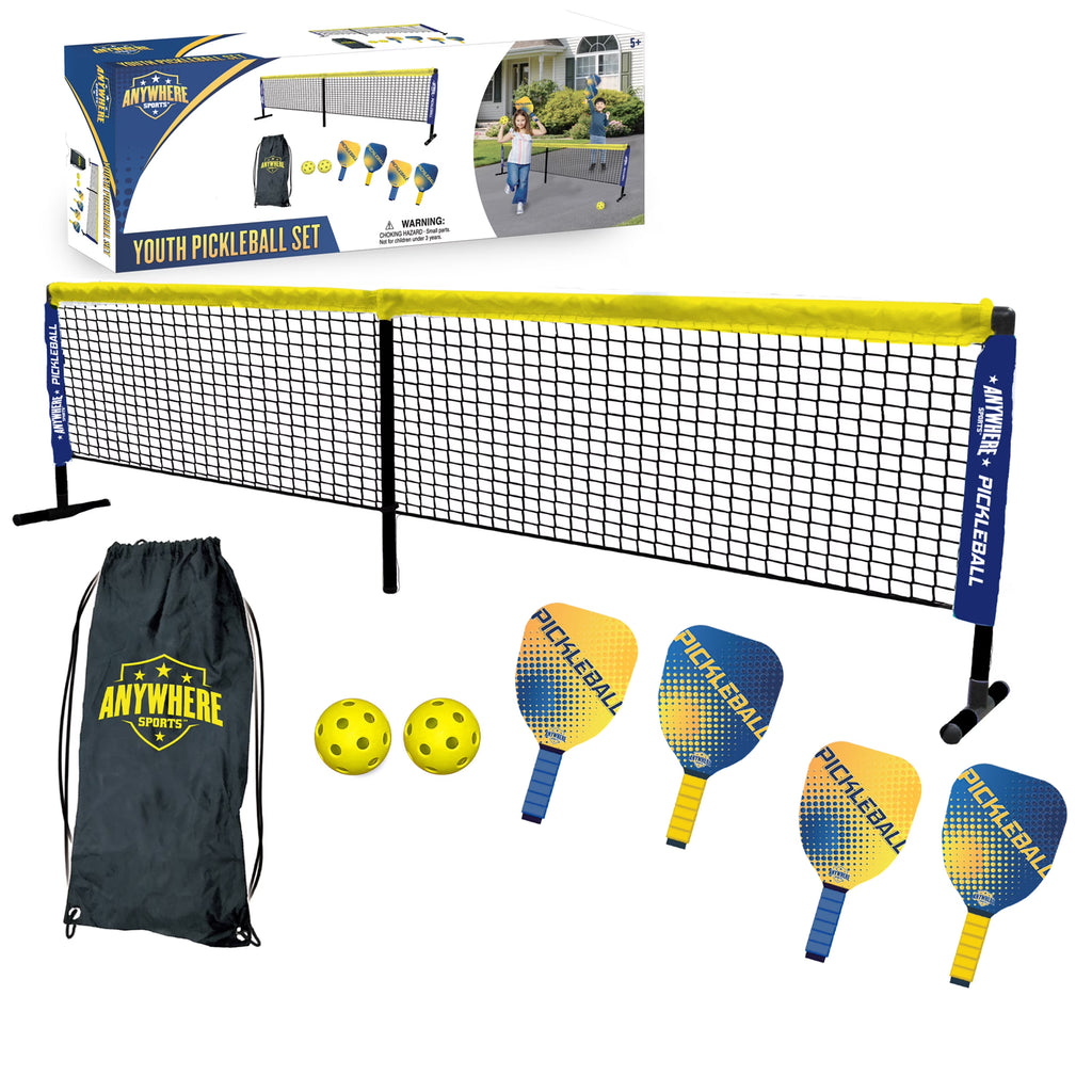 Youth Pickleball Set with Net, Paddles, and Balls R149351