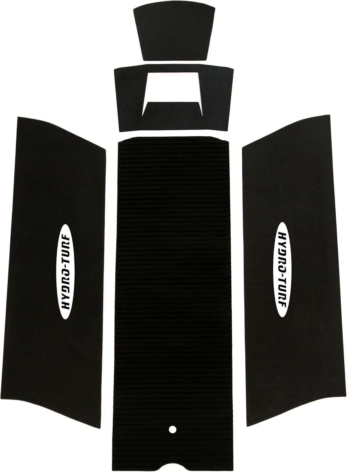 Black Cut Groove Jet Ski Mats D654551