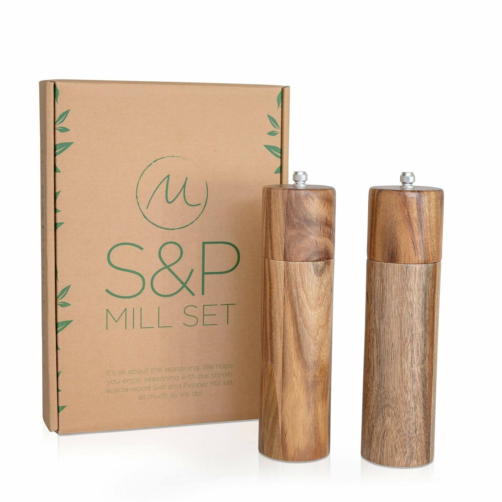 Wooden Salt and Pepper Grinder Set T965