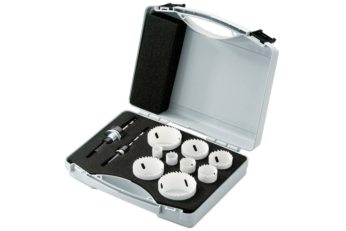11 Piece Bi-Metal Hole Saw Kit with Carrying Case J63219
