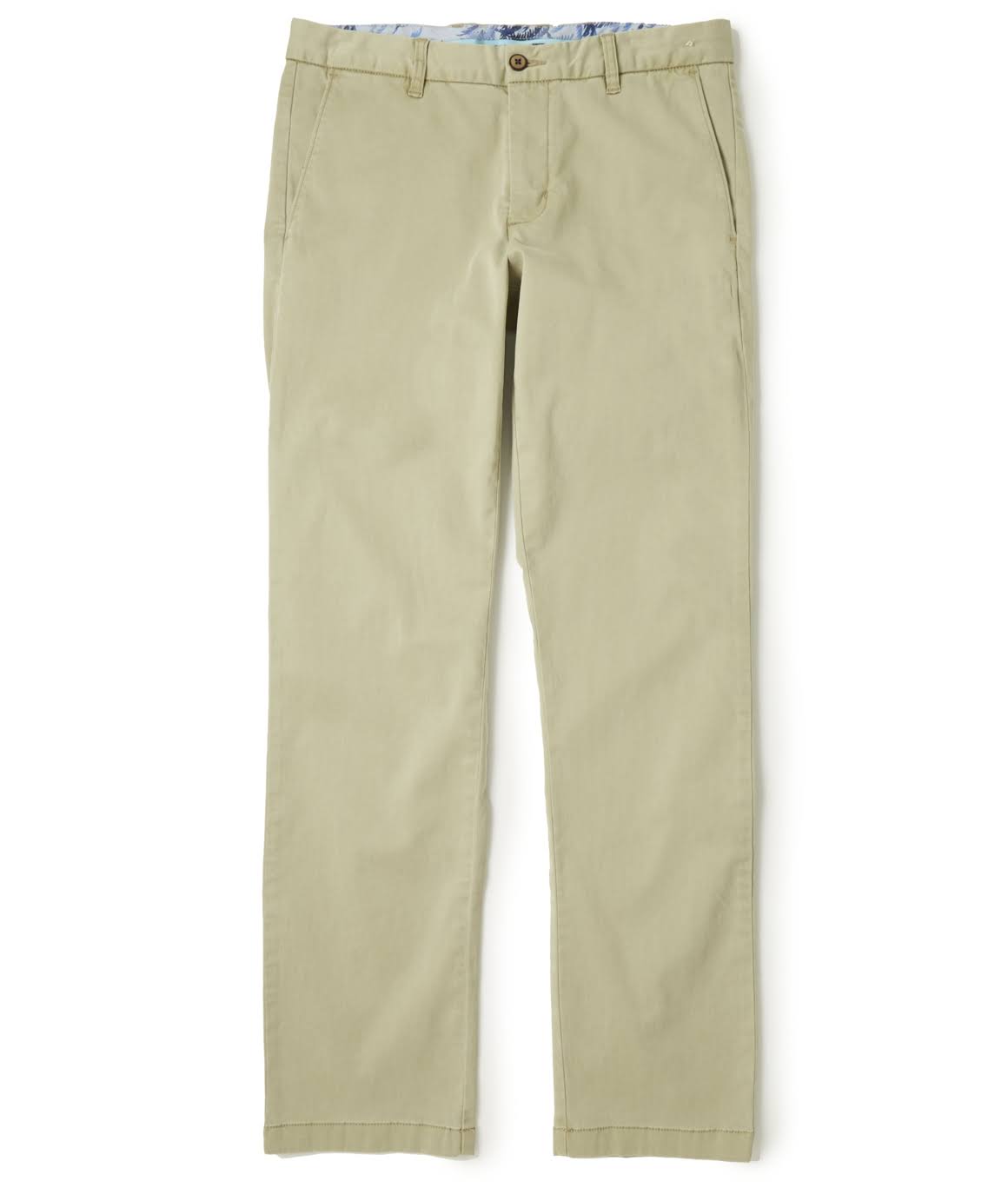 Beige Flat Front Chino Pant F5344