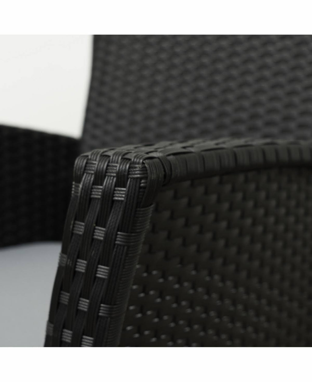 Black Rope Weave 4-Piece Patio Set C251