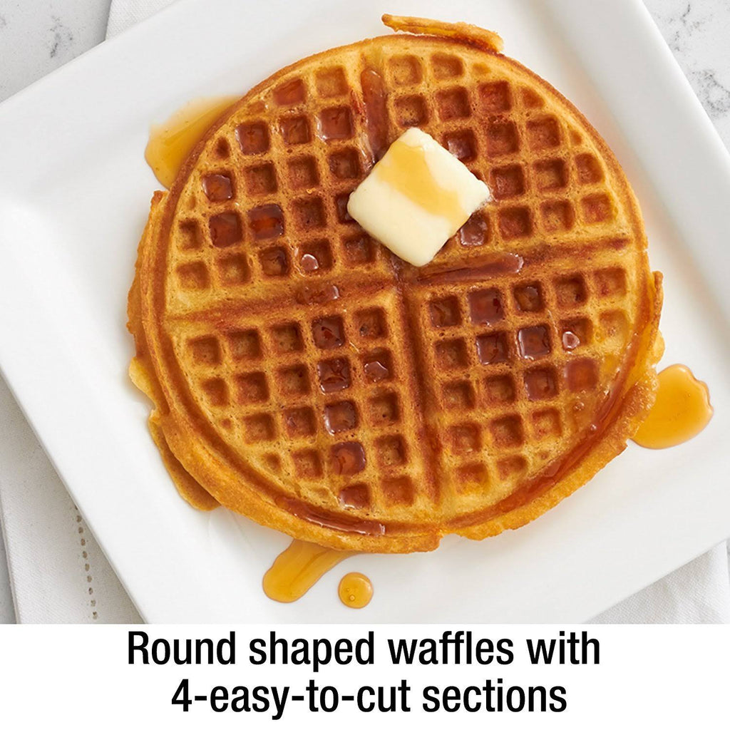 Stainless Steel Round Waffle Maker with 7 Browning F145
