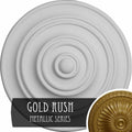 Classic Ceiling Medallion, Hand-Painted Gold D487
