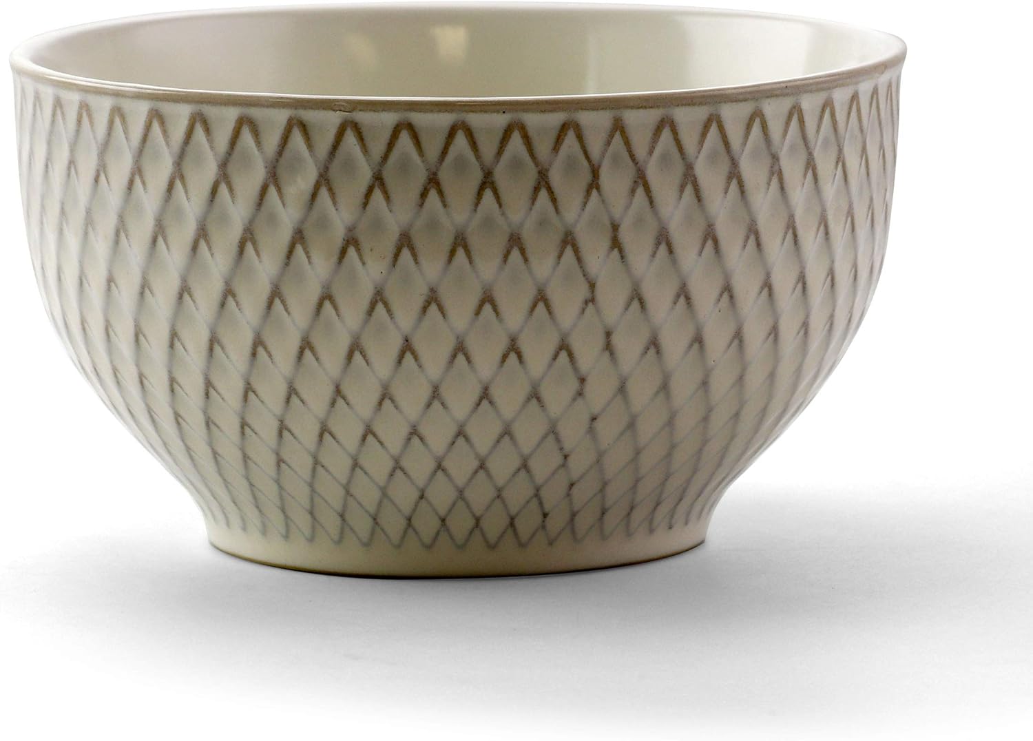 16 Piece White Stoneware Dinnerware Dish Set W252452