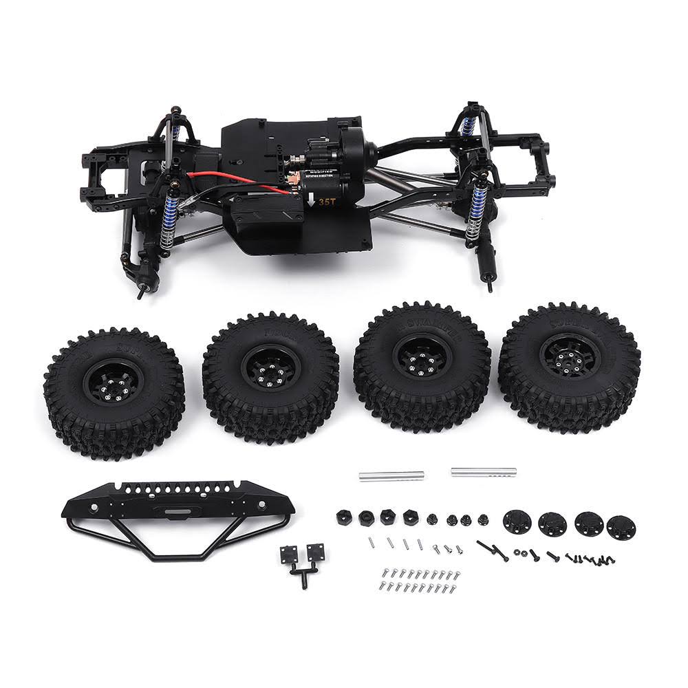 Metal Frame Chassis for Scx10ii 1/10 RC Car with 540 Motor V47993