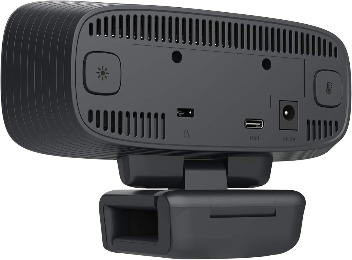 4K USB Webcam with Built-in Lighting and Privacy Cover J8440