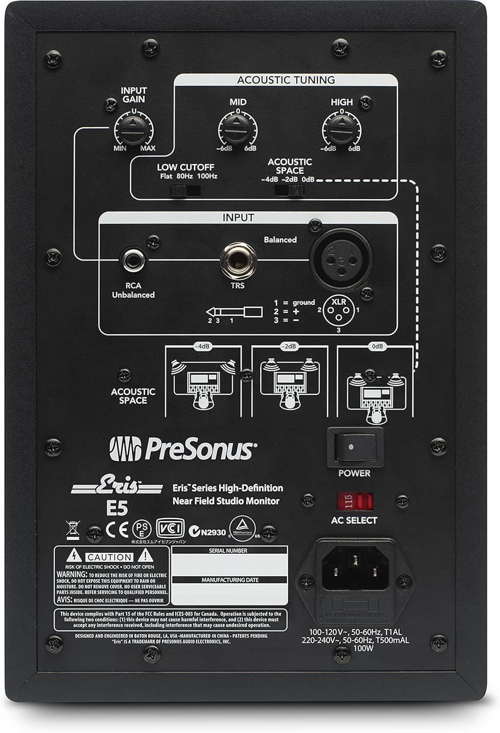 2-Way 5.25" Near Field Studio Monitor S8744